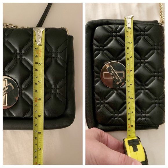 Black Kate spade quilted crossbody purse - Picture 7 of 8